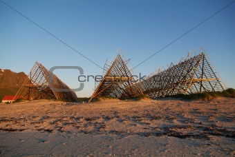 Drying rack for fish