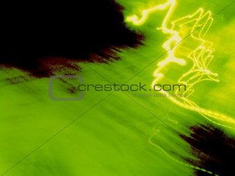 Abstract background in green