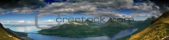 Panoramic in Northern Norway