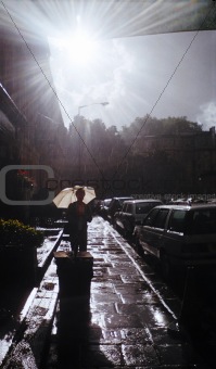 Sun and rain