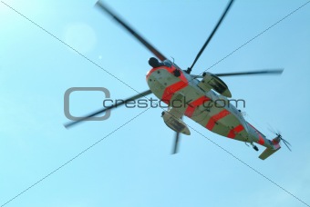 Sea king helicopter