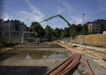 Construction works in Stockholm