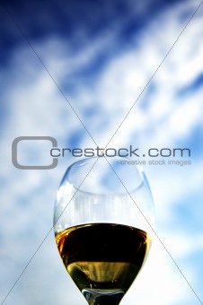 glass against the sky