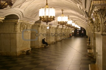 moscow underground station