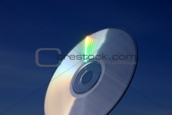 Compact disc close-up