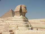 Sphinx standing guard