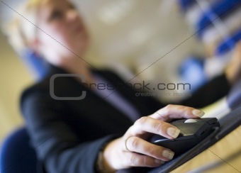 Office Worker using Computer