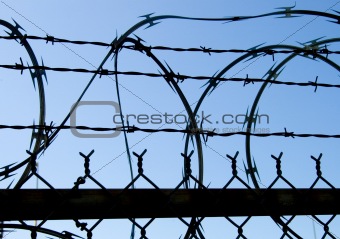 Razor & Barbed Wire fence