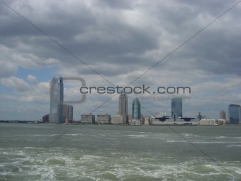Jersey City from Ferry