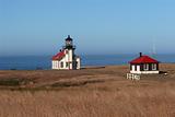 lighthouse over Mendocino