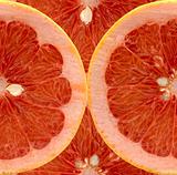 Slises of grapefruit