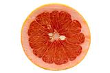 Grapefruit isolated on white background with clipping path
