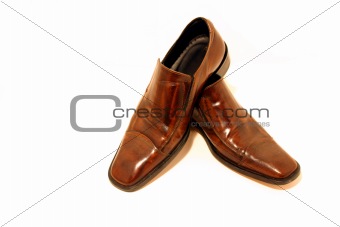 Isolated picture of a pair of Brown Shoes