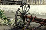 Old Antique & Broken Wagon Wheel