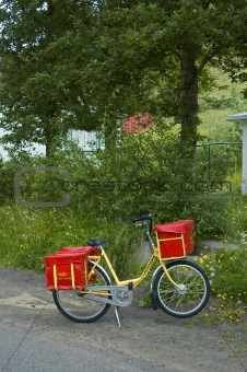 Mail by bicycle
