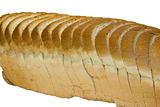 Slices of bread with clipping path