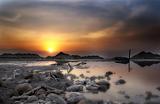 Dead sea sunrise
