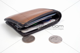 wallet and change