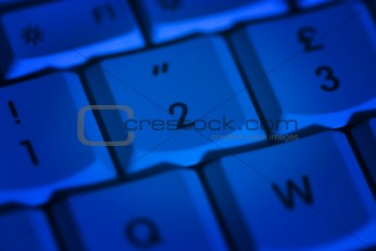blue keyboard
