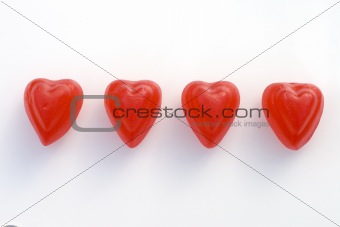 Row of Hearts