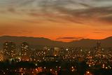 Sunset in Santiago