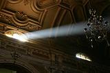 Lightbeam in a Church in Santiago