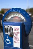 Handicap parking meter