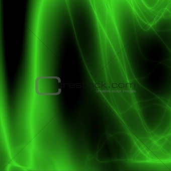 green abstract lines