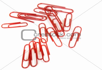 red paper clips