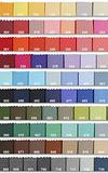 Color samples in fabric