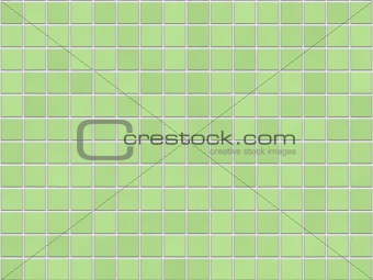 Green Tile Background