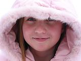 Winter Cutie - portrait of a young girl