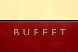 Buffet car sign