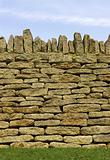 Dry stone wall detail