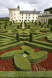 Formal gardens at chateau