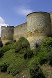 Castle walls montreuil-bellay