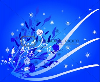 Floral Background - vector