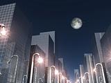 city moonlight