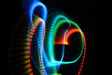 Swirly colorful lights