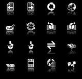 internet browser and email icon set series. 