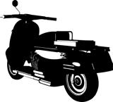 Scooter silhouette