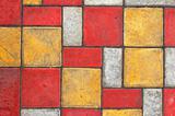 Colored paving slab texture #3