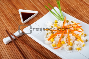 Salad of rice