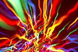 abstract background: colored light motion blurs #6
