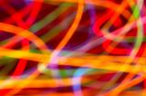abstract background: colored light motion blurs #9