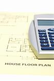 House floor plan and calculator
