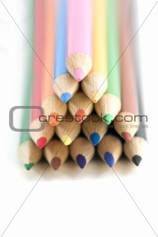 Coloring Pencils in Pyramid - Shallow DOF
