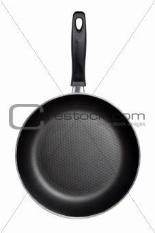 Fry pan isolated on a white background 