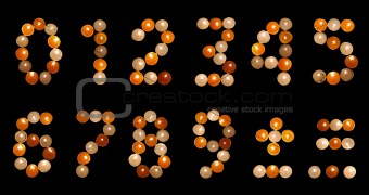 Candle numeral font (1)