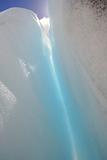 Light through glacial ice 